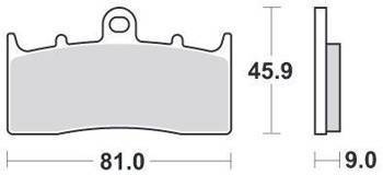 KLOCKI HAMULCOWE SBS 778 RS