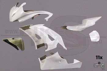 Komplet owiewek torowych Bikes Plast Yamaha YZF-R6 2008-2016