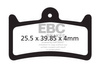 CFA639R - Klocki hamulcowe rowerowe (organiczne wyczynowe) EBC Brakes