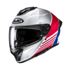 KASK MOTOCYKLOWY HJC C71 MORIX WHITE RED