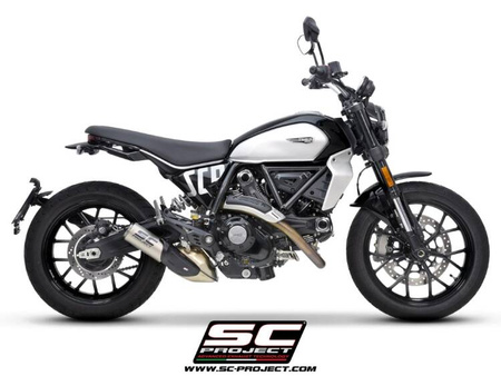 SC-Project tłumik końcowy CR-T tytan Ducati Scrambler 800 (2023-2024)