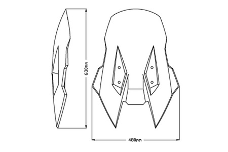 Szyba turystyczna PUIG do Suzuki DL1050 V-Strom 2020-2024