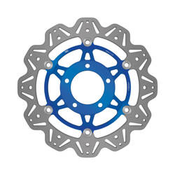 EBC Tarcza hamulcowa motocyklowa VR669BLU VEE, niebieska