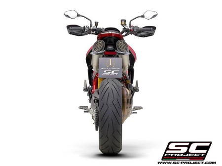 SC-Project tłumik końcowy S1 tytan z siatką Ducati Hypermotard 950 - RVE - SP (2021 – 2024)