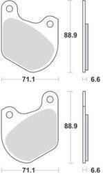 KLOCKI HAMULCOWE SBS 543 H.CT