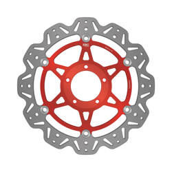 EBC Tarcza hamulcowa motocyklowa VR622RED VEE, czerwona