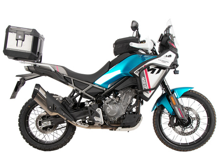 Alurack top case carrier black for combination with original rear rack for CF Moto 450 MT (2024-)