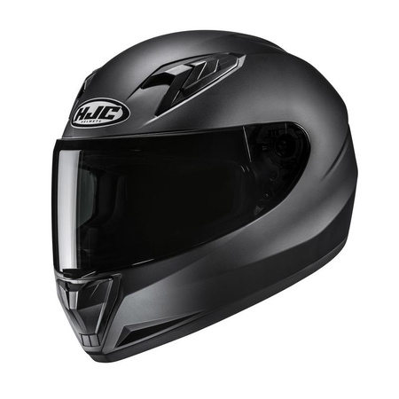 KASK MOTOCYKLOWY JUNIOR HJC Y10 SOLID SEMI FLAT BLACK