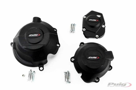 Pokrywy dekli silnika PUIG do Kawasaki Z900 17-25 Czarny (N) 20135N