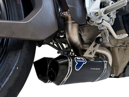 TERMIGNONI Tłumiki Końcowe Black Titanium Ducati Streetfighter V4 (s) 2025-2026