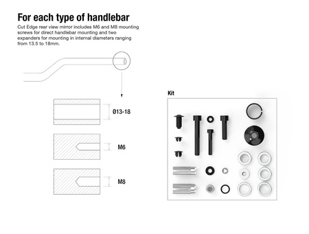 Lusterko Cut Edge (prawe)