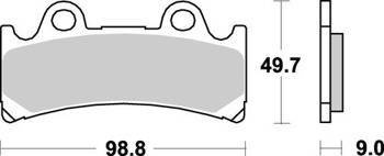 KLOCKI HAMULCOWE SBS 683 HS