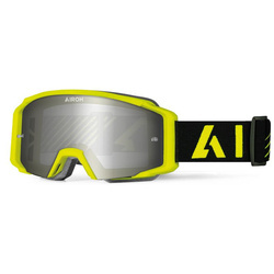 GOGLE AIROH BLAST XR1 YELLOW MATT - SZYBA SILVER MIRRORED (1 SZYBA W ZESTAWIE)