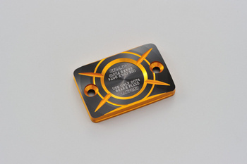 Prostokątna pokrywa zbiorniczka płynu hamulcowego HONDA (B) złoty