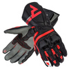 Motocyklowe Rękawice Skórzane Rebelhorn ST Long Black/Grey/Flo Red