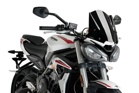 Owiewka PUIG do Triumph Street Triple R / RS / S 20-22 Czarny (N) 20432N