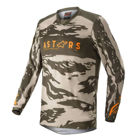 BLUZA ALPINESTARS RACER TACTICAL MILITARY SAND CAMO TANGERINE