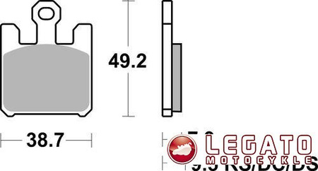 KLOCKI HAMULCOWE SBS 788 DS