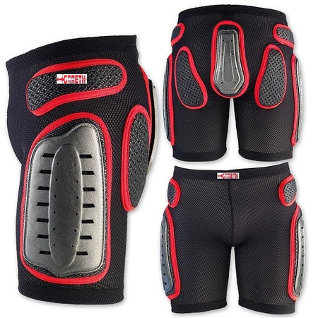 GARETH SPODENKI Z OCHRANIACZAMI CZARNE ROZMIAR XXL