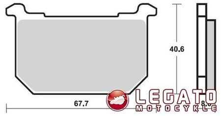 KLOCKI HAMULCOWE SBS 539 DCC