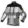 KURTKA MOTOCYKLOWA TEKSTYLNA BROGER OVERLAND BLACK GREY FLUO YELLOW