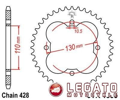 ZĘBATKA NAPĘDOWA JT TYŁ