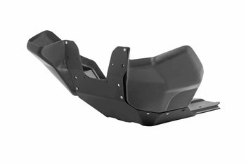 Osłona silnika RALLYE Evo, Aluminium czarna do KTM 790 Adventure/ 790 Adventure R - KTM centre stand