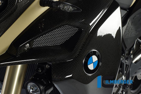 Osłona chłodnicy / pokrywa airbox lewa - carbon BMW F 800 GS Adventure (od 2013) ILMBERGER WKL.005.F8GSA.K