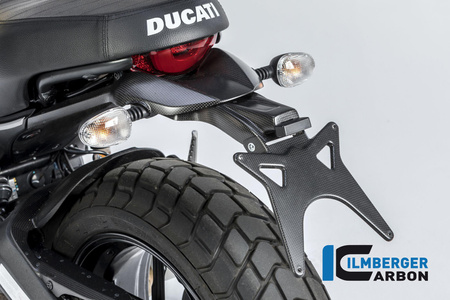 Uchwyt tablicy numerowej górny - matowy Ducati Scrambler Icon 2016 ILMBERGER NHO.119.DS15M.K