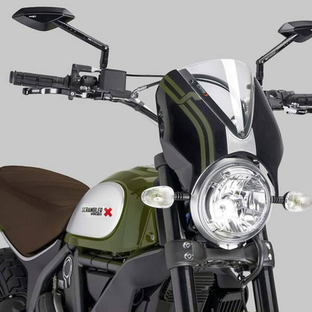 OWIEWKA PUIG DO DUCATI SCAMBLER 2015-2024 (RETROVISION) PRZEZROCZYSTA
