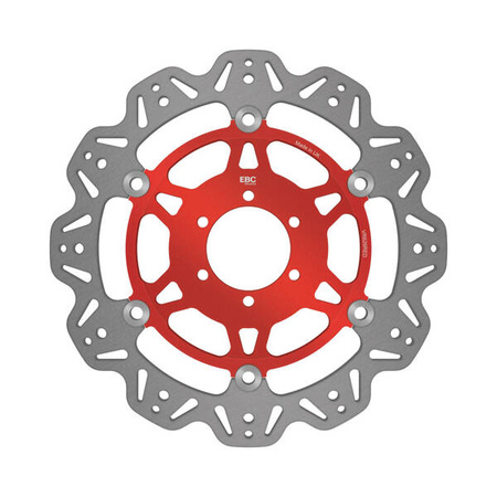 EBC Tarcza hamulcowa motocyklowa VR626RED VEE, czerwona