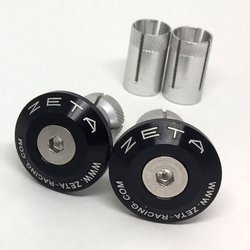 ZETA Końcówka Kierownicy Zaślepka Czarna 29mm