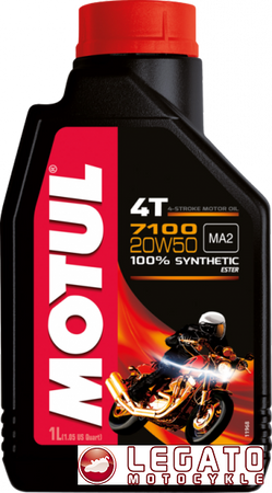 Olej MOTUL 7100 20W50 4T 4L - 100% Synthesis (104104)