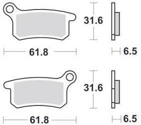 KLOCKI HAMULCOWE SBS 783 SI