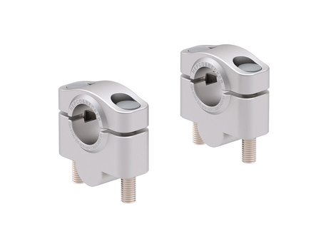 Handlebar Riser for KTM LC 4 400/620 (1994-2001), 25mm - silver