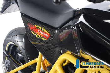 Panel boczny owiewki prawy - carbon Husqvarna Nuda 900 (2012-2014) ILMBERGER VSR.004.NUDA9.K