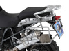 Sidecarrier Cutout stainless steel incl. Xplorer sideboxes silver for BMW R1200GS (2004-2012) / Adventure (2006-2013)