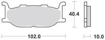 KLOCKI HAMULCOWE SBS 663 HF