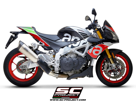SC-Project tłumik końcowy  końcowy  SC1-R  Titanium Aprilia Tuono V4 2017-2020