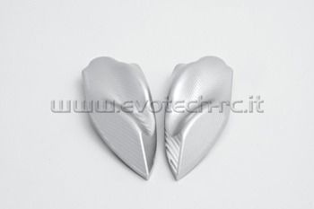 Zaślepki lusterek EVOTECH RC MV Augusta srebrne