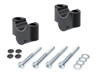 Handlebar riser 25 mm black for Honda NC 750 S / DCT (2014-2020)