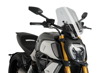 Owiewka PUIG do Ducati Diavel 1260 2019-2024 (Touring) Lekko przyciemniany (H) 3775H