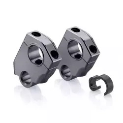 Raised and swept-back risers