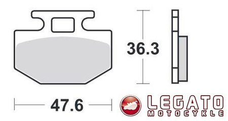 KLOCKI HAMULCOWE SBS 112 HF