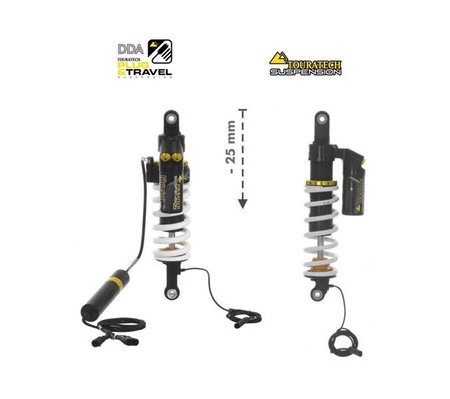 Touratech Suspension-SET Plug & Travel -25 mm lowering for BMW R1200GS Adventure (LC) / R1250GS Adventure  from 2014