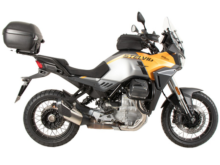 Easyrack topcasecarrier black for combination with original rear rack for Moto Guzzi Stelvio (2024-)