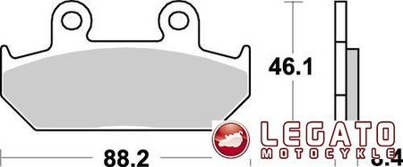 KLOCKI HAMULCOWE SBS 600 HS