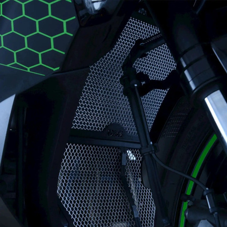 OSŁONA CHŁODNICY RG RACING KAWASAKI ZX-25R 20- TITANIUM