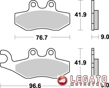 KLOCKI HAMULCOWE SBS 177 CT