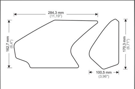 TANKPADY BOCZNE PUIG DO HONDA CBR1000RR 12-16